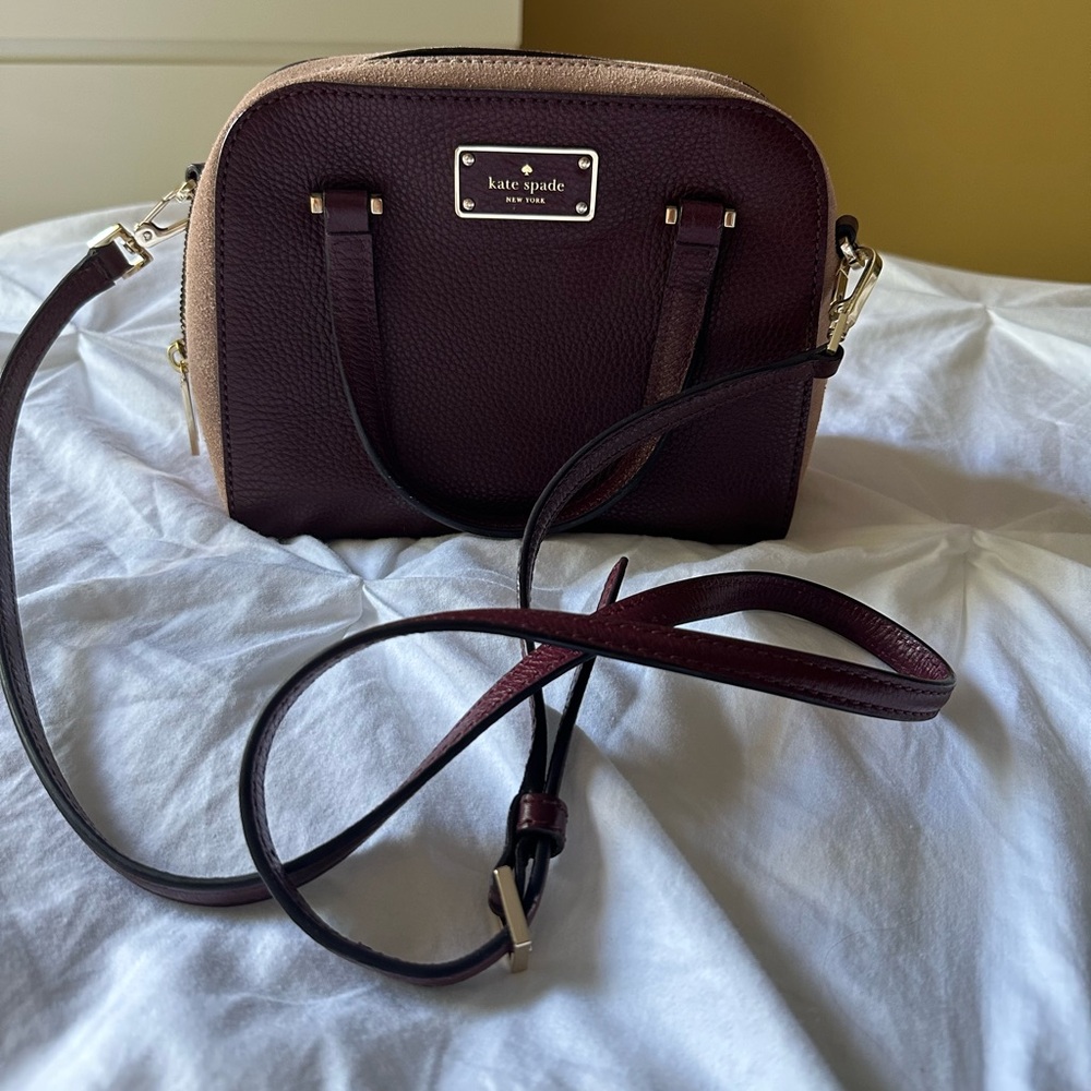 Kate Spade Burgundy Crossbody Bag